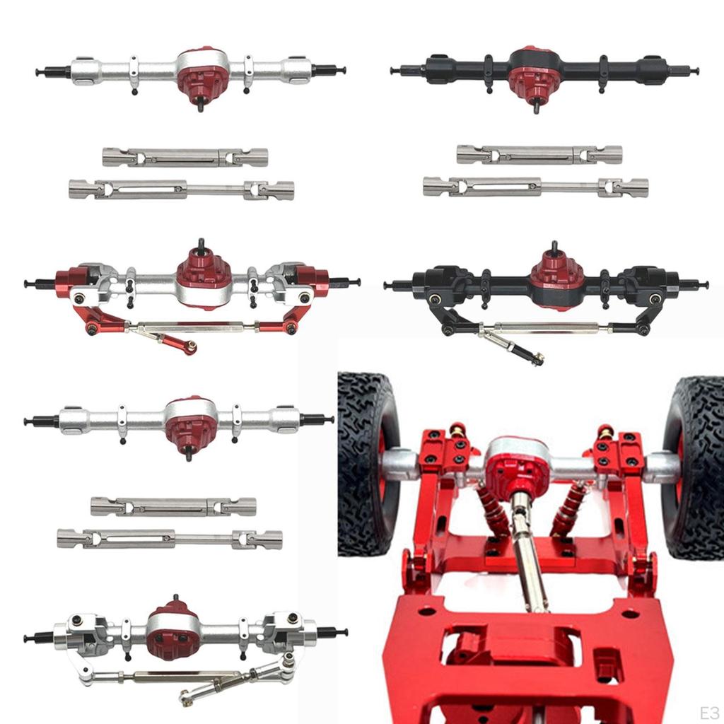 Metal Front and Rear Axles 1/12 RC Car Upgrade Accessories DIY Modified Replacement Adjustable Drive