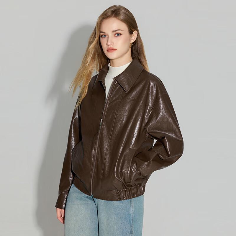 Women's American Retro Faux Leather Jacket