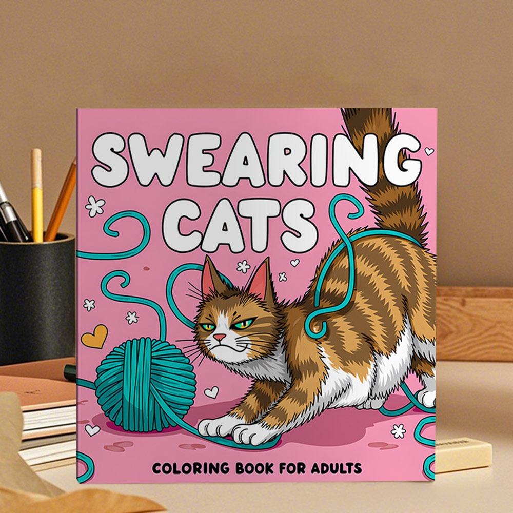 Cartoon Coloring Book Educational Doodles Book Cute Graffiti Painting Book  for Adults And Teens