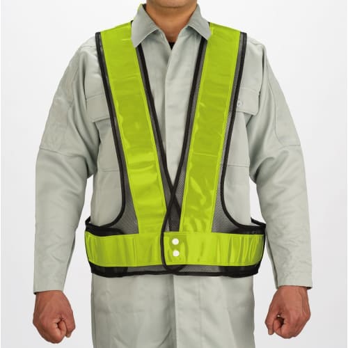 Takagi Reflective Safety Vest Black x Yellow