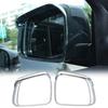 Side Door Rearview Mirror Rain Eyebrow Cover Trim For Jeep Grand Cherokee 11-20