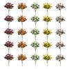 Outdoor Artificial Flowers Fake Silk Chrysanthemum Bundle Simulated Flowers Autumn Uv Resistant Thanksgiving Halloween Decor