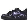 Air Force 1 Low '07 Low Top Skateboard Shoes Men's Black Purple CW2288-001(TeamJ-)