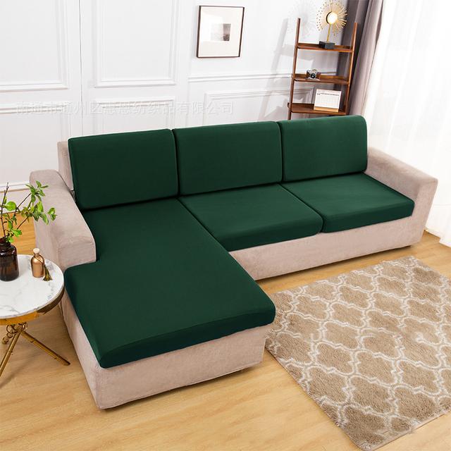 Elastischer, schlichter Sofa-Kissenbezug, leichter, atmungsaktiver Stoff, Sofabezüge für Wohnzimmer, waschbarer Möbel-Couch-Schutz