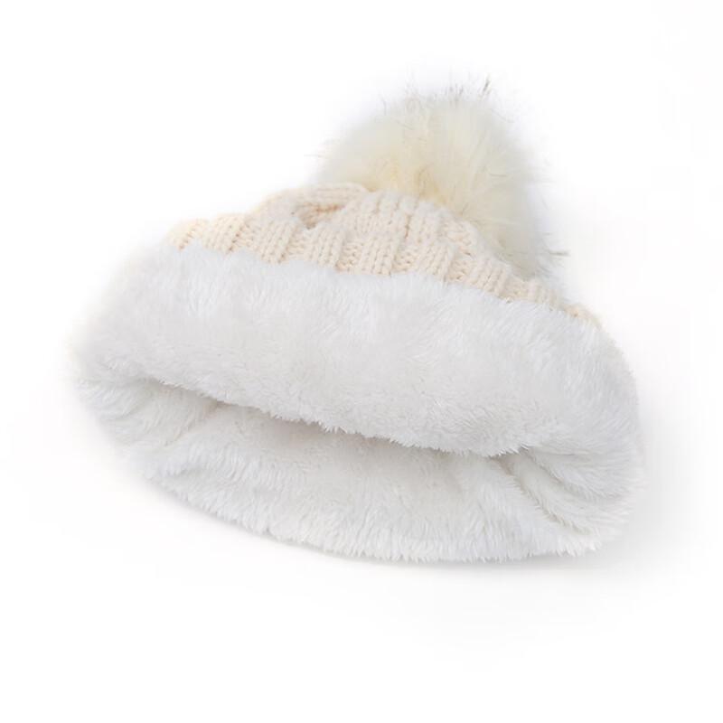 ZHENYUEQI Women's Chunky Knit Pom-Pom Beanie