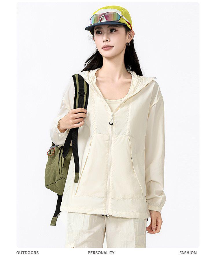 Unisex Summer UV Protection Ice Silk Jacket – Breathable, Lightweight Skin Clothing for Fishing