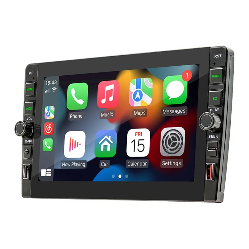 Powerful 8Inch Car Touch Screen Wireless Carplay Android Auto Car Portable Radio Bluetooth MP5 FM Receiver The Host