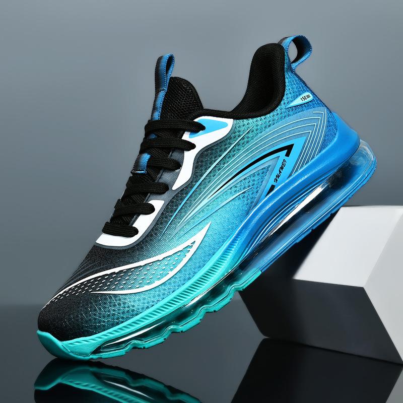 Extra Large Size Fashion Versatile Casual Light Shock Absorption Full Palm Air Cushion Sports Trend Breathable Slow Shock Rebound Men's Shoes