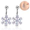 Summer Star Snow Belly Button Rings Trendy Navel Piercing Ombligo Women Pircing  2Pcs