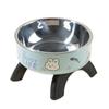 Защита шеи Кошачья миска на высокой ножке Миска из нержавеющей стали для кошачьей еды и воды для кошек и собак