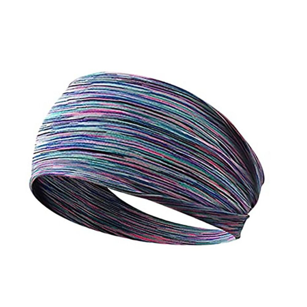 Men Women Elastic Hair Bandage Color Yoga Gym Head Band New Sports Headband