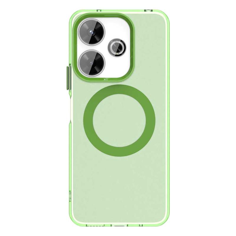 Transparent Case For Xiaomi Redmi 13 Case Redmi 13 Magnetic Adsorption Wireless Charge Back Cover For Redmi 13 Case 6.79 Inch