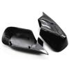 Rearview Mirror Cover Cap Carbon Fiber / Black For BMW E46 E39 4door 325i 330i 525i 530i 540i 1998 1999 2000 2001 2002-2005