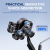 1Pc Motorcycles Phone Holder 360° Rotation Mobile Phone Navigation Bracket Outdoor Riding Shockproof Bike Navigation Bracket