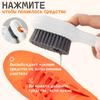 1pc Cleaning Brush with Dispenser, Shoe Brush, Universal, Shoe and Clothing Cleaning