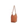 Loewe Hammock Hobo Embossed Letter Puzzle Zipper Closure Leather Hobo Bag Women Hobo Bag Brown A538G13X01-2530