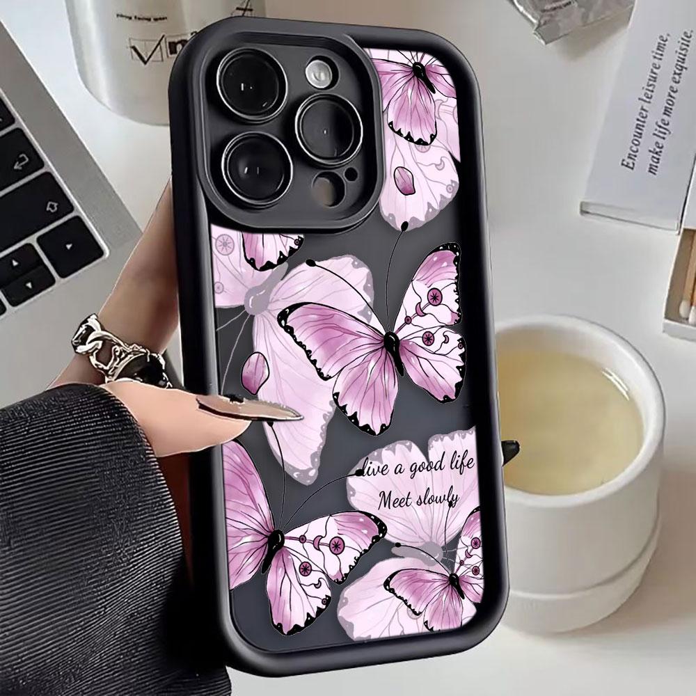 

Beautiful Butterfly Phone Case For Googel PIXEL 7 7A 8 8A 9 10 PRO XL 5G Silicone Case DIY Shell Funda Capa Coque Cover GoogelPIXEL8A5G