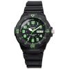 [Casio] Standard Quartz Watch MRW-200H-3BV Men's Black & Lime Green