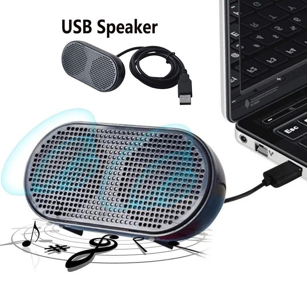 Stereo Sound Mini USB Speaker Powered Speaker Multimedia Speaker Portable Loudspeaker  Home Office