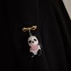 Cute 3D Cat Animal Hanging Branch Brooch Kawaii Animal Lapel Pins Clothes Backpack Jackets Decoration For Children Women Gifts