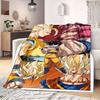 DragonBall Anime Flannel Blanket Warm,Comfortable,Suitable for Bedrooms,Sofas,Beds,Chairs,Picnics,Travel