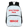 Custom Pattern Backpack School DIY Pattern Backpack for Child Light Weight Child Knapsack Rucksack Best Gift