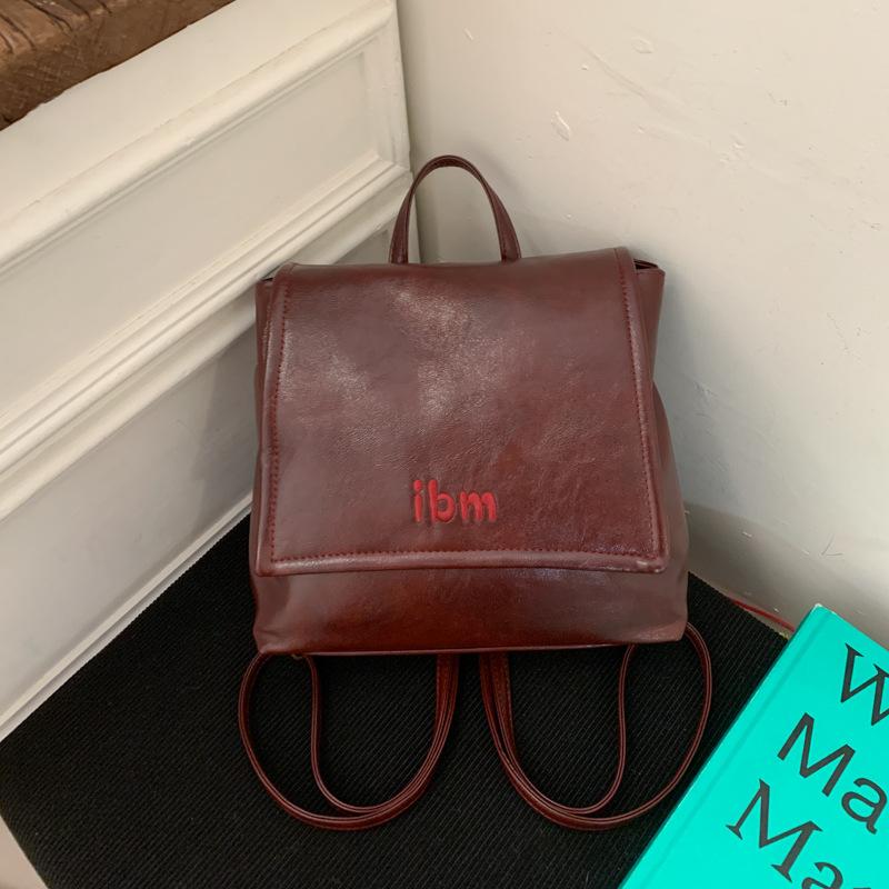 

2025 осень и зима новый ретро повседневный рюкзак женский модный повседневный рюкзак колледж стиль путешествия маленький школьный рюкзак