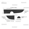Oberer Wildleder-Aufkleber für Fiat 500 2008-2024 Abarth 595/695 2012-2024 Linkslenker Rechtslenker Auto Beifahrerraum Innenraumverkleidung Zubehör.