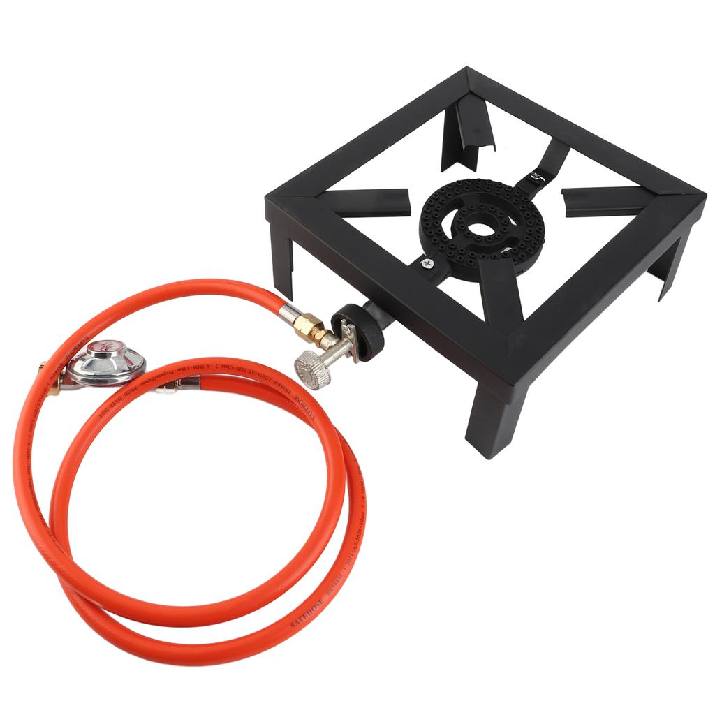 8KW Stove 8KW Gas Boiling Ring Cast Iron Stove Large Stove Outdoor Cooker Iron Frame Portable Fire Control Stove