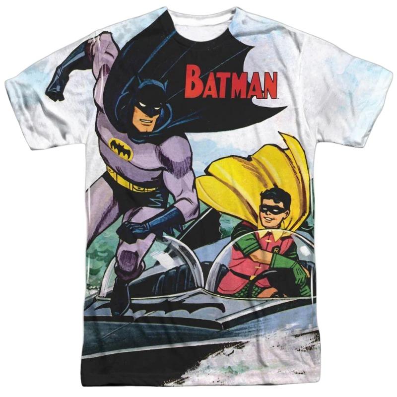 2026 New Superhero Batman Theme 3d Printed Man T-Shirt Anime Batman Batboat Men T Shirt Summer Fashion Men Women Tops Clothing XXS