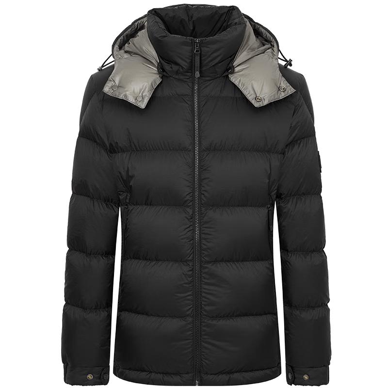 Baoxiniao Men s White Duck Down Detachable Hood Puffer Jacket 52