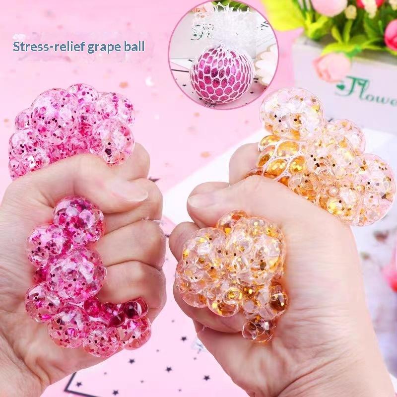 Maltose Colorful Glitter Squeezing Stress Ball Cute Slow Rebound Squeezing Toy For Children Adults Gift