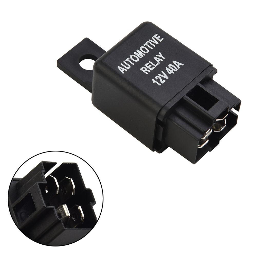 1pcs Car Relay 12V 40A 40 AMP Car Automotive Van Boat Bike 4 Pin SPST Alarm Relay Auto Interior Replacement Part