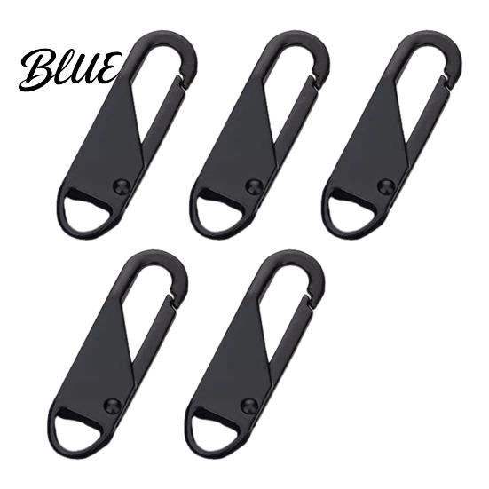 Metal Zipper Tabs 5/20Pcs Pull Replacement, Detachable Tab, Luggage Repair Accessories Universal Zip Puller for Backpacks Jackets Clothing Tab