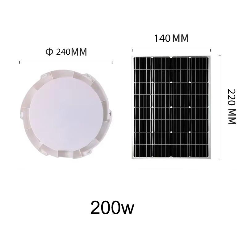 60/500W LED Solar Ceiling Light IP66 Waterproof Indoor Home Top Ceiling House Outdoor Garden Pandent Light Living Room Lighting
