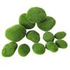 12/30PCS Artificial Foam Moss Rocks Fake Green Moss Stone Micro Landscape DIY Crafts for Home Garden Flower Pot Decoration Stone