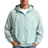 Men's Casual Lightweight Hooded Jacket Quick Dry Long Sleeve Zip Up Windbreaker for Outdoor Sports and Travel