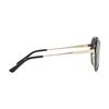 MICHAEL KORS Temple Logo Metal Irregular Sunglasses Women's Black