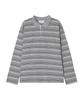 OX STUDIOS Multi Stripe Polo Shirt (Gray)