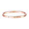 Cartier LÁSKA 18K Zlaté Náramky Unisex Růžové Zlato B6081400