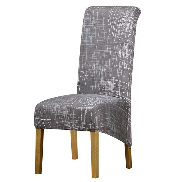 

Чехол на стул размера XL, большой размер, чехлы на стулья с высокой спинкой, длинные чехлы на стулья King Back, чехлы на стулья для дома, отеля, вечеринки, банкета XL Size