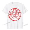 Necronomicon Symbol Shirt Demonic Gothic Horror TShirt Camisas Unisex T Shirt Popular Birthday Cotton Unisexs Tees Casual