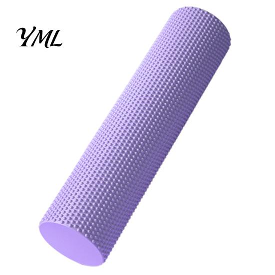 Tiefengewebs-Massageroller EVA-Schaumstoff für Yoga Pilates, Strukturierter Muskelroller, Pilates-Ausrüstung Rückenschmerzen Physiotherapie Massagegerät, Heimfitness Hoch