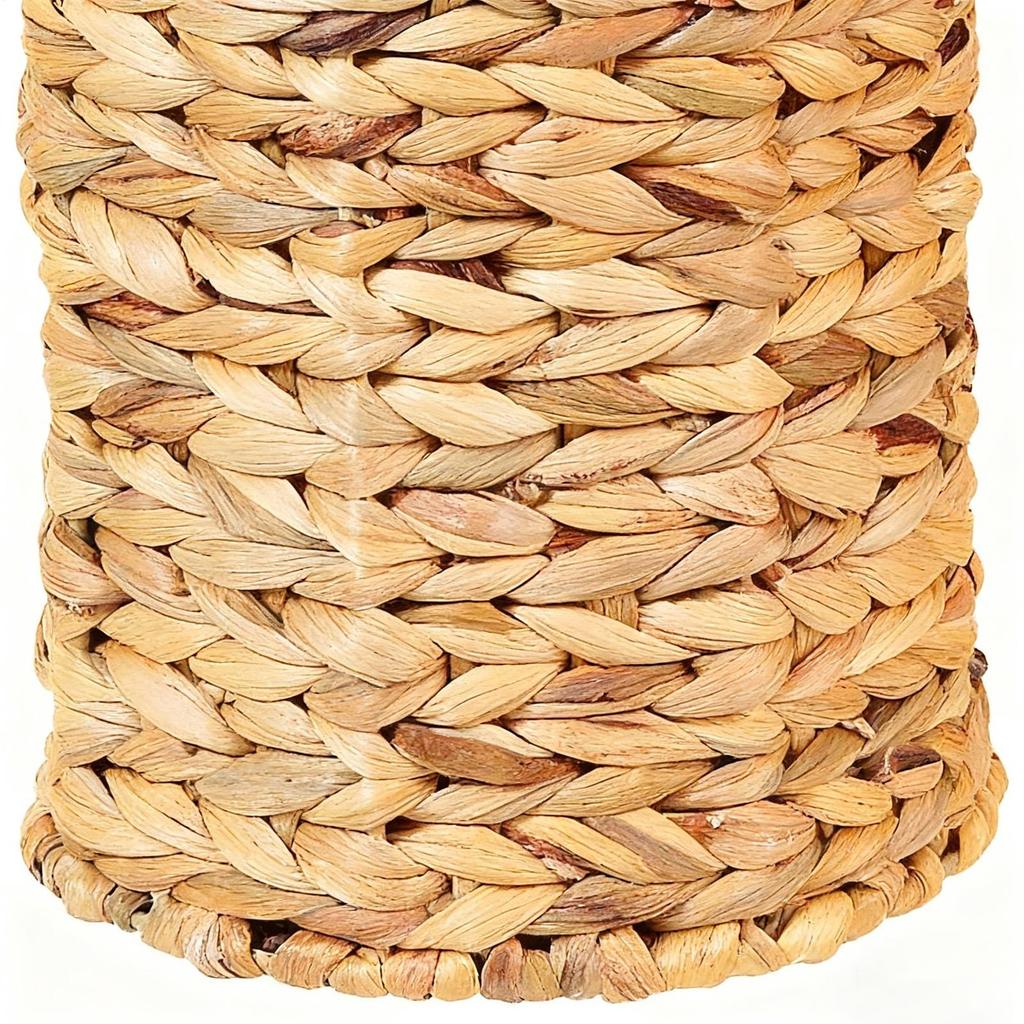 Decorative Trash Can Gourd Grass Rustic Home Decor Rustic Kitchen Trash Can With Lid For Kitchen Bedroom Bathroom Living Room