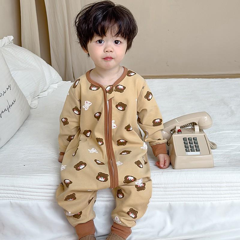 Cotton Baby Sleep Sack With Legs Toddlers 1-3 Years Winter Wear Soft Non-Bone Design Anti-Kick Cover