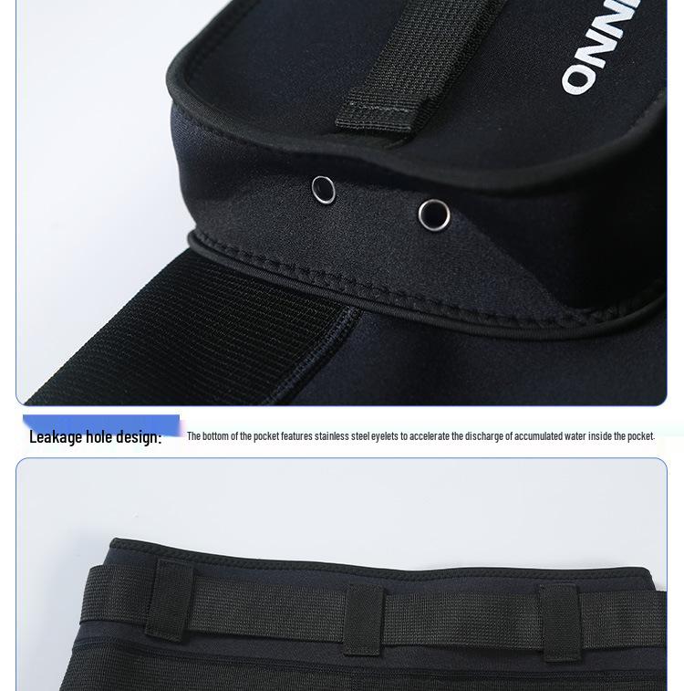 3MM Unisex Tech-Tauchshorts zum Schnorcheln, Windsurfen, Rudern & Surfen mit Aufbewahrung