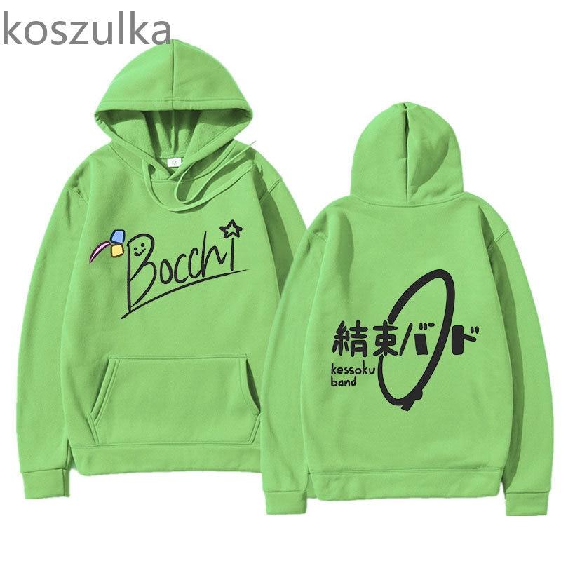 

2023 Bocchi The Rock Hoodies Унісекс Чорний Hitori Gotou Толстовка Толстовка Зима Oversize Одяг Пуловер Довгий рукав Вуличний одяг XXL