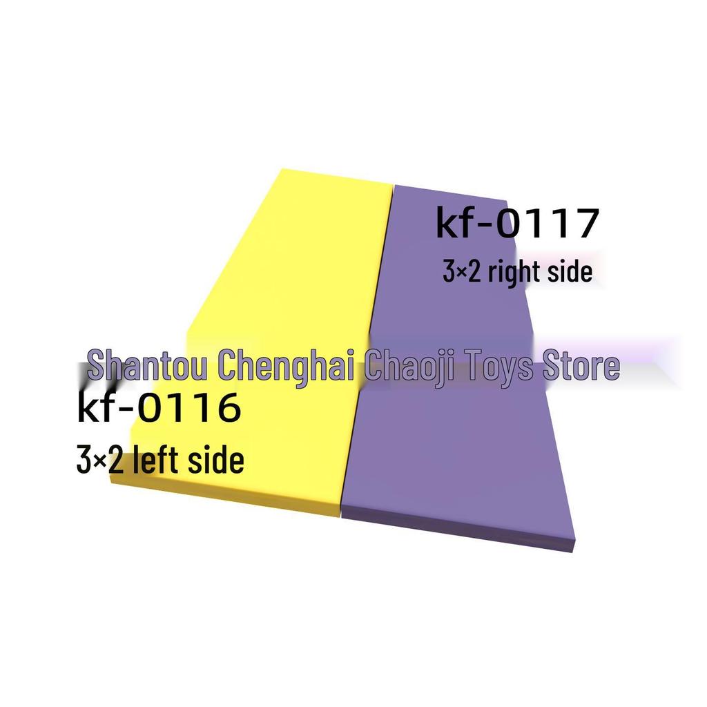 3x2 Right Wedge Smooth Panel M540 - Building Blocks MOC Development Accessory