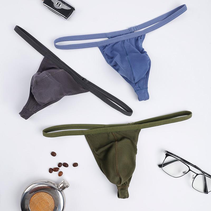FIGURE COLORS Sexy Low Waist Men's Underwear Modal Pure Sexuality Style Fun Personality Special Spicy T-line Underpants