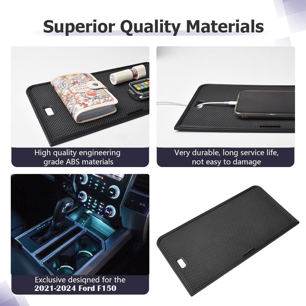 For 2025 2025 2025 2025 2025 Ford F150 Lid Hidden Panel Center Console Compartment Cover Secret Pocket Storage Car Accessories